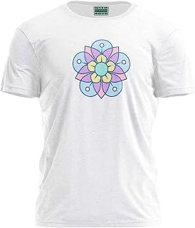Green Fish, Digital Bedrucktes, Herren Basic T-Shirt,%100 Baumwolle, Weiß, Lässig, Herren Oberteile, Größe: XL