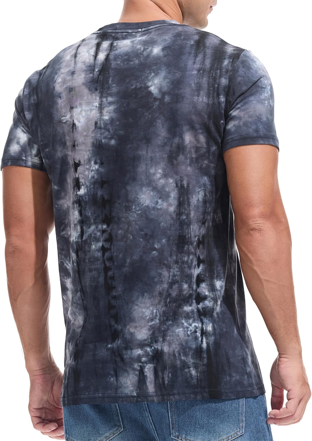 YININF Mens Hipster Hip Hop Short Sleeve Print T-Shirt Shirts Men - Image 3