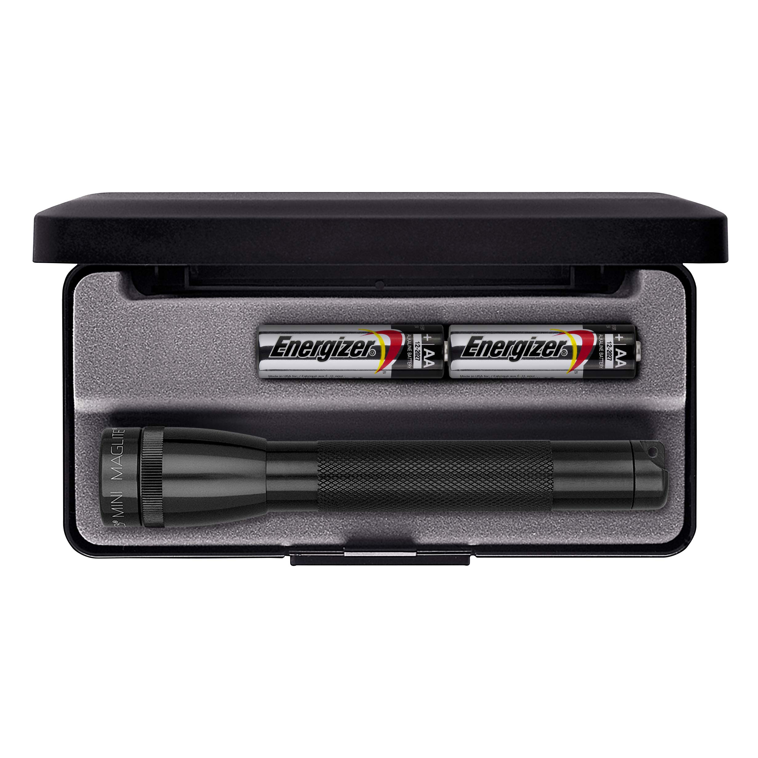 Maglite M2A01L AA Mini Mag Flashlight, Black