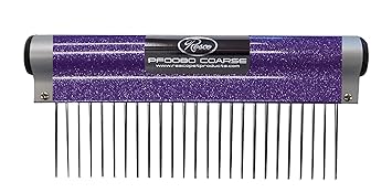 Resco USA-Made Wrap Comb for Pets, Coarse, Sparkle Purple