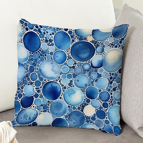 Vista 57 de ArogGeld Funda de cojín de chinoiserie japonesa chinoiserie asiática, fundas de almohada de pagoda azul asiática, funda de almohada oriental de A-1