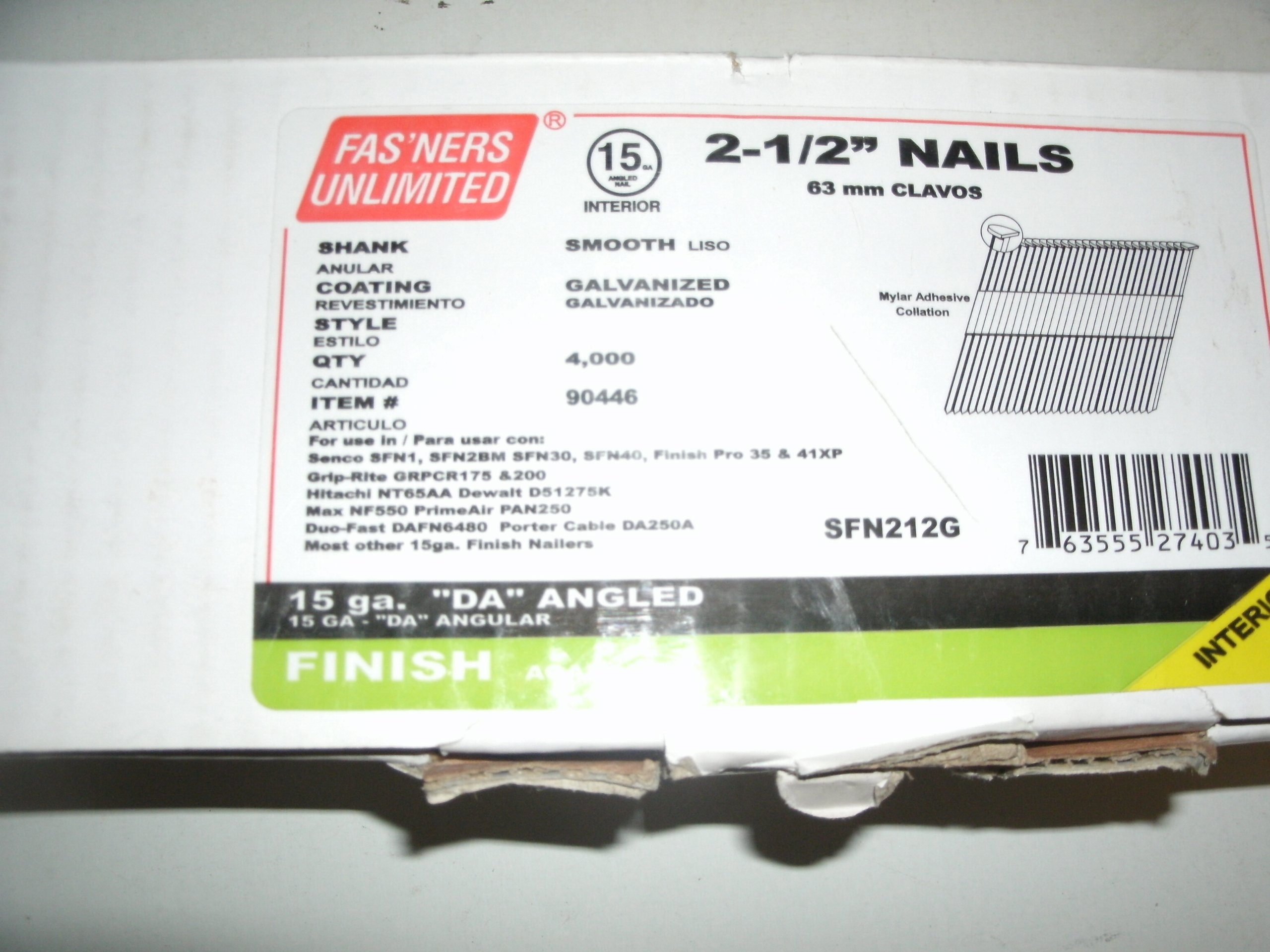 Fas'ners Unlimited 2-1/2