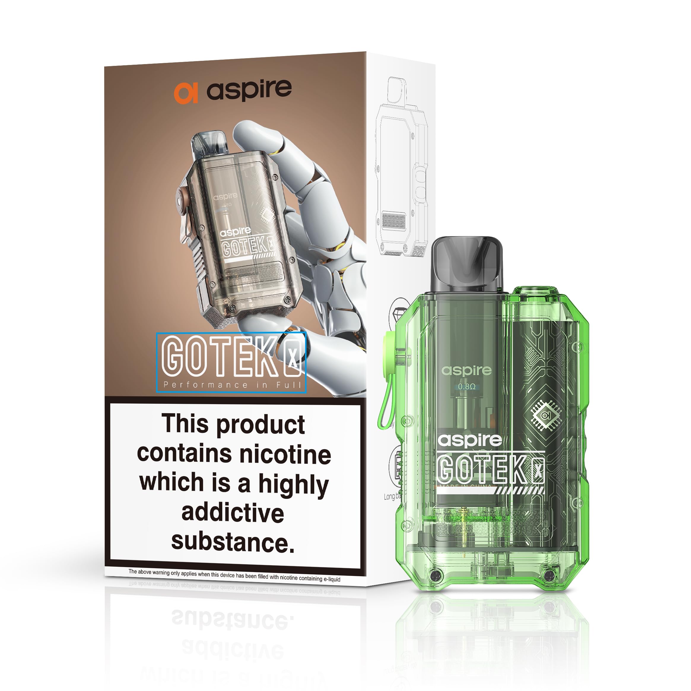 how much is elf bar vape Aspire Gotek X III Pod Vape Kit main image 1