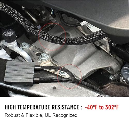 Miniatura 6 de Protector de cable de 25 pies a 14 de pulgada, tubo de telar de alambre dividido para cable de alimentación, cable USB, organizador de cables para