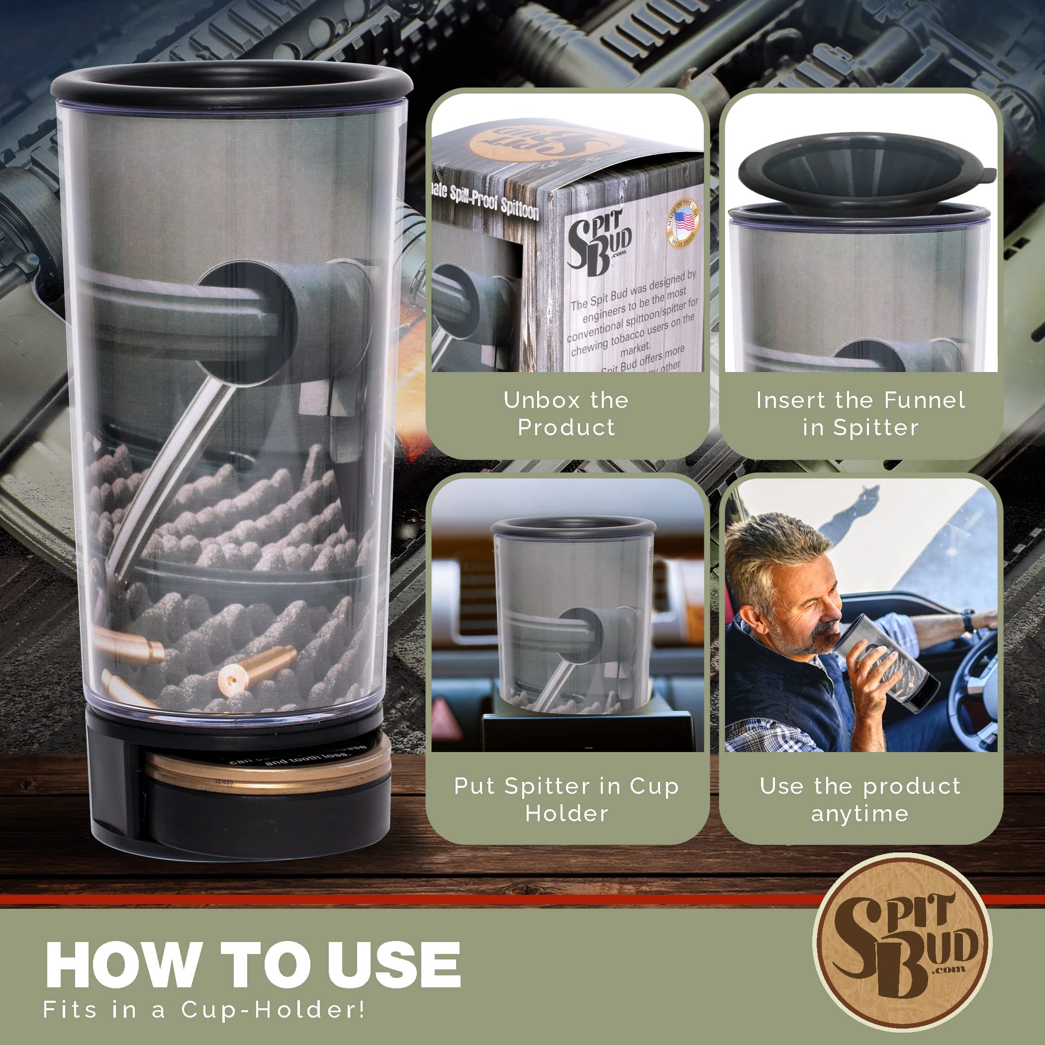 chewing tobacco spit cups The Snuff Cup Pro Spit Bud Sniper #3 The
