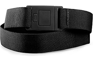 Square Buckle Stretch Invisible Elastic Belt for Women