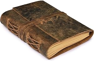 LEATHER VILLAGE Diary Book: A Rustic and Elegant Companion for Your Daily Musings