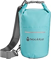 Vista 8 de Skog Å Kust DrySak - Bolsa impermeable con tapa enrollable para viajes y al aire libre - tamaños de 5, 10 y 20 litros