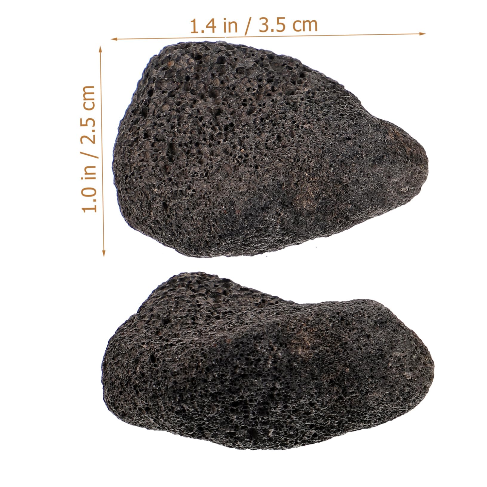 IWOWHERO 1Pack Volcanic Rock Decorative Stones for Aquarium and Potted Decor Pack Odor Absorbing Chic Finish for Aquascaping and Landscaping
