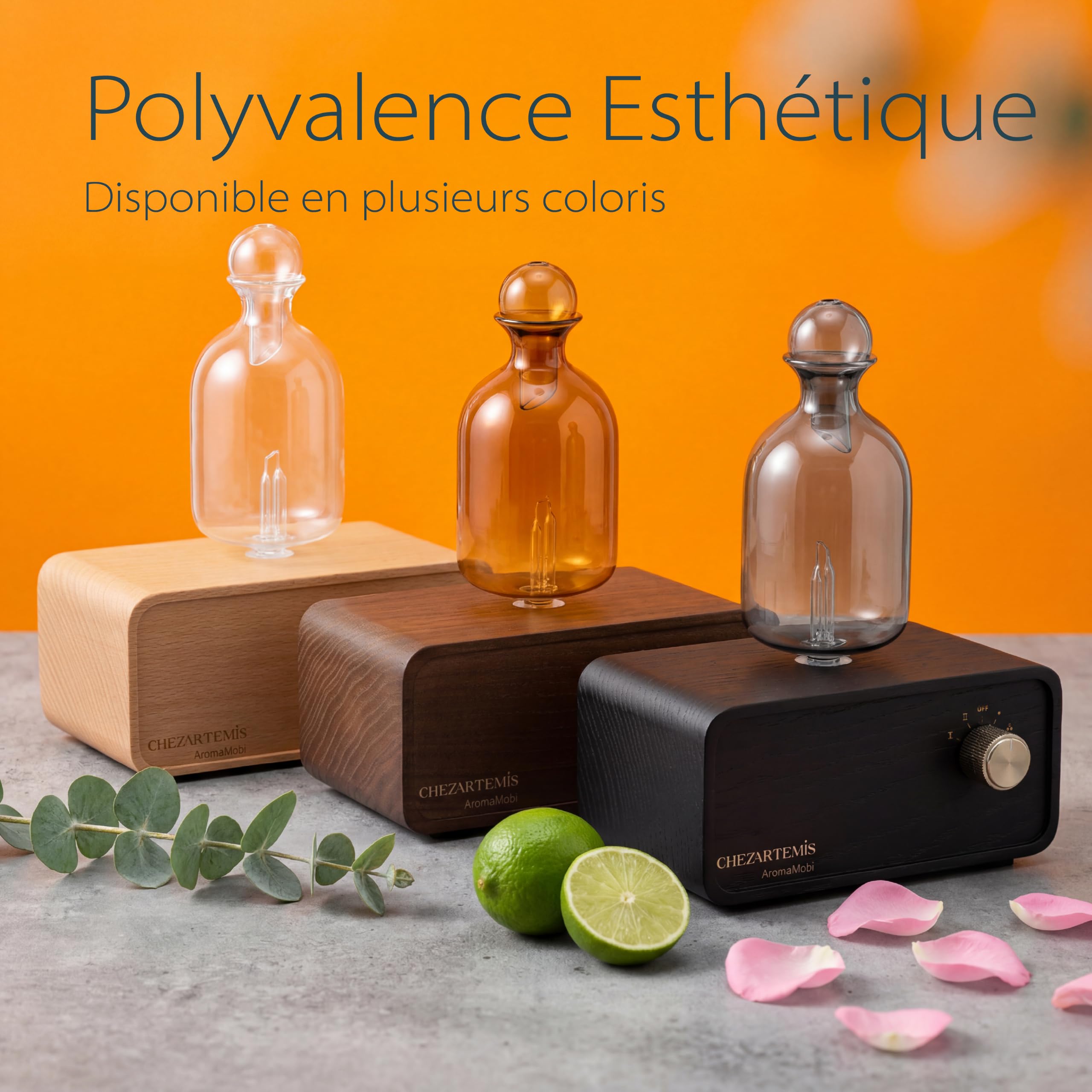 Nuit Diffuseur Huile Essentielle sans Fil pour Aromathérapie
