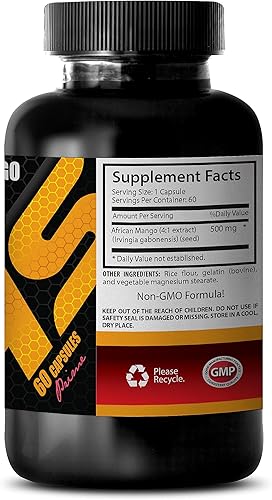 Miniatura 4 de Fruta de mango africano - EXTRACTO DE MANGO AFRICANO 500 - Control de peso, suplemento de apoyo al estado de ánimo, mejores suplementos energéticos,