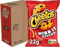 Cheetos Nibb-It Sticks Chips, Doos 30 stuks x 22 g