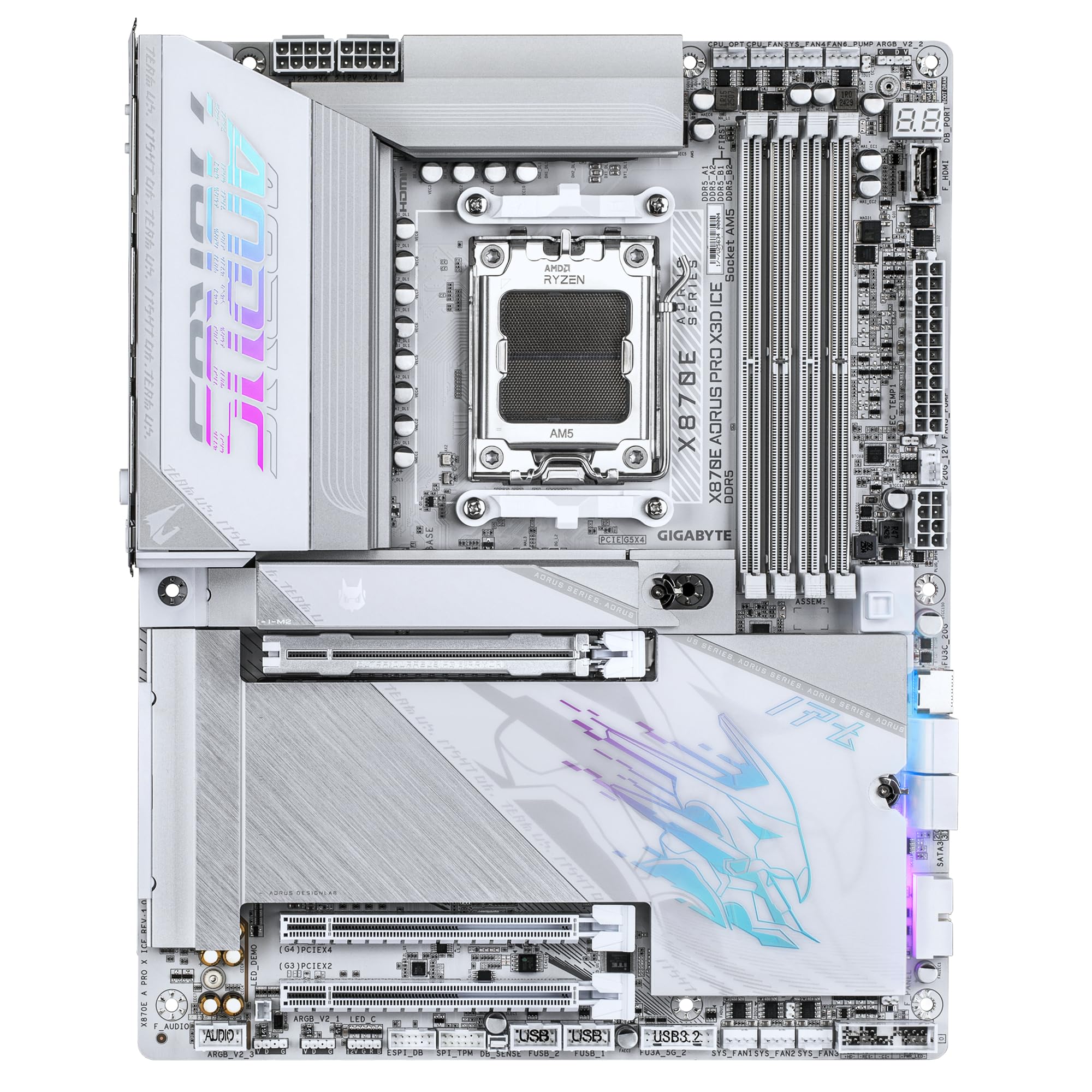 Amazon | GIGABYTE X870E AORUS PRO X3D ICE ATX マザーボード MB6871