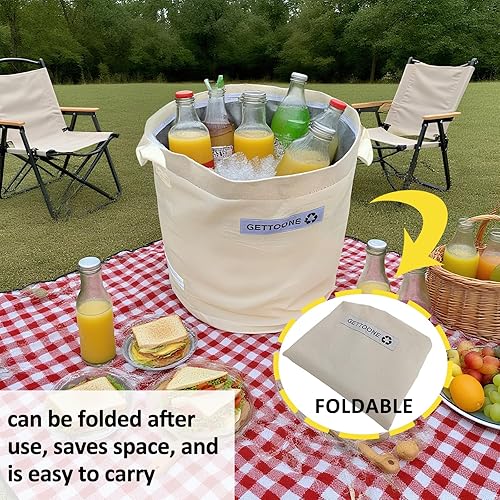 Miniatura 3 de All-in-One Party Cooler Bag with Folding Design and Insulated Compartments -GETTOONE Ideal for Tailgating and Outdoor Events!