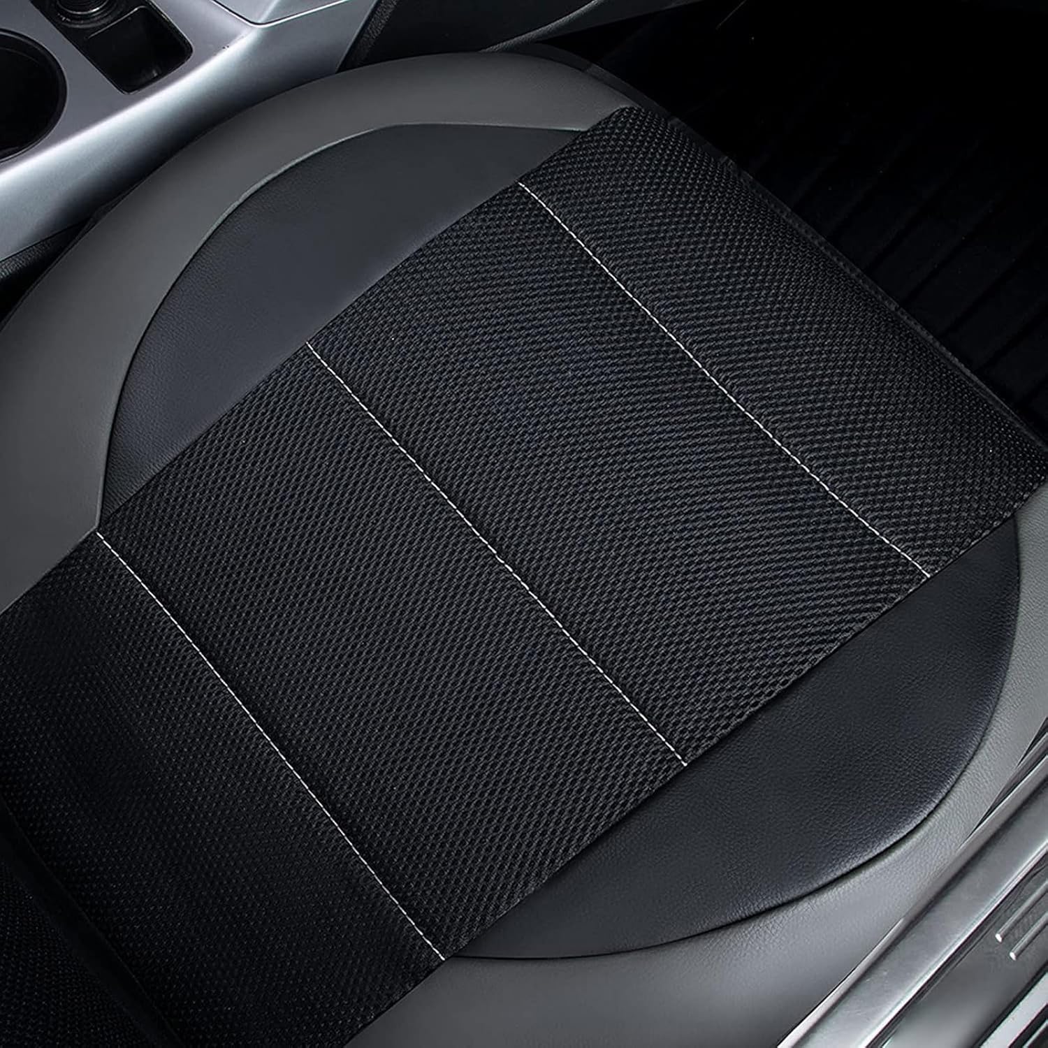 Cubreasientos Cuero para Renault Arkana I SUV (2020-2024), Transpirable, A/Black