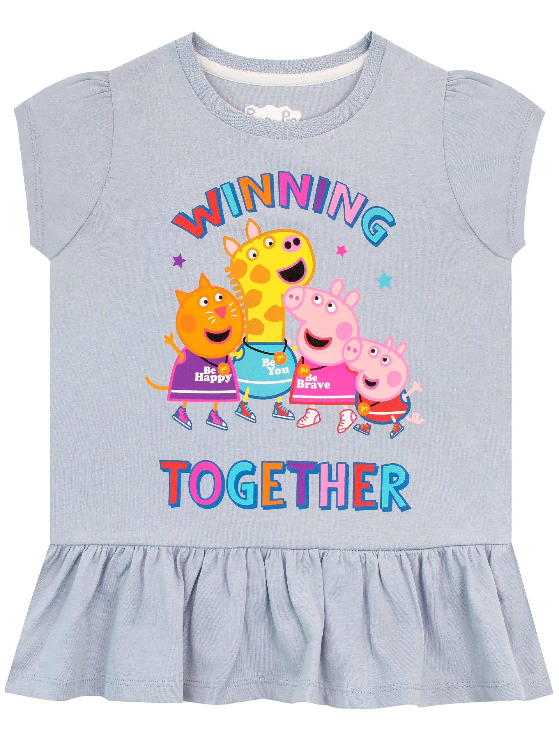 Peppa Pig Girls Purple T-Shirt 18-24 Months