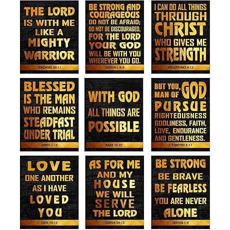 Inspiring Bible Verse Posters for a Divine Classroom Ambiance