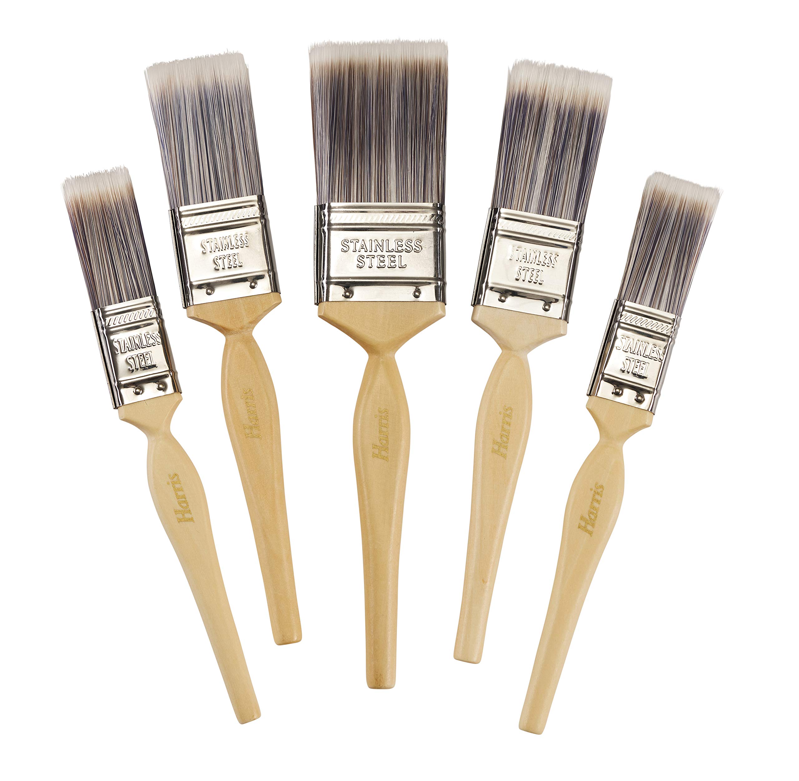 6 Pezzi Di Pennelli Per Stencil In Legno, Set Di Pennelli Per Pittura Acrilica, Pennelli - Foto 13