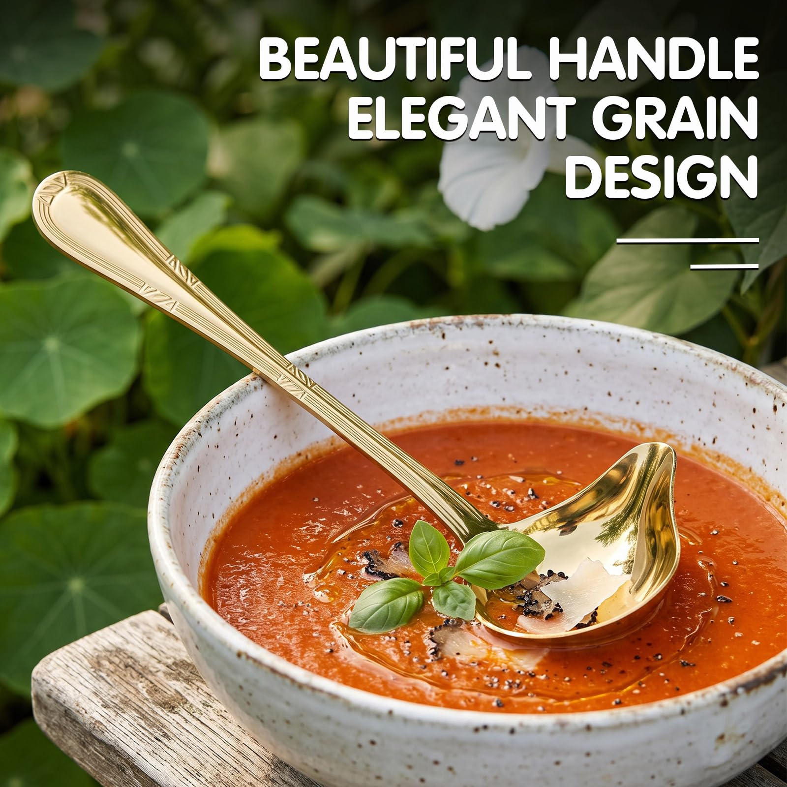 Stainless Steel Ladle Set - 2 Piece Gravy Spoons -3