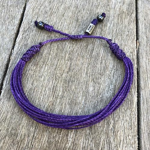 Miniatura 2 de Purple Awareness Bracelet Pancreatic Cancer, Alzheimer's Disease, Heroin and Opiod Awareness for Custom Sized for Men, Women, Teens and Kids