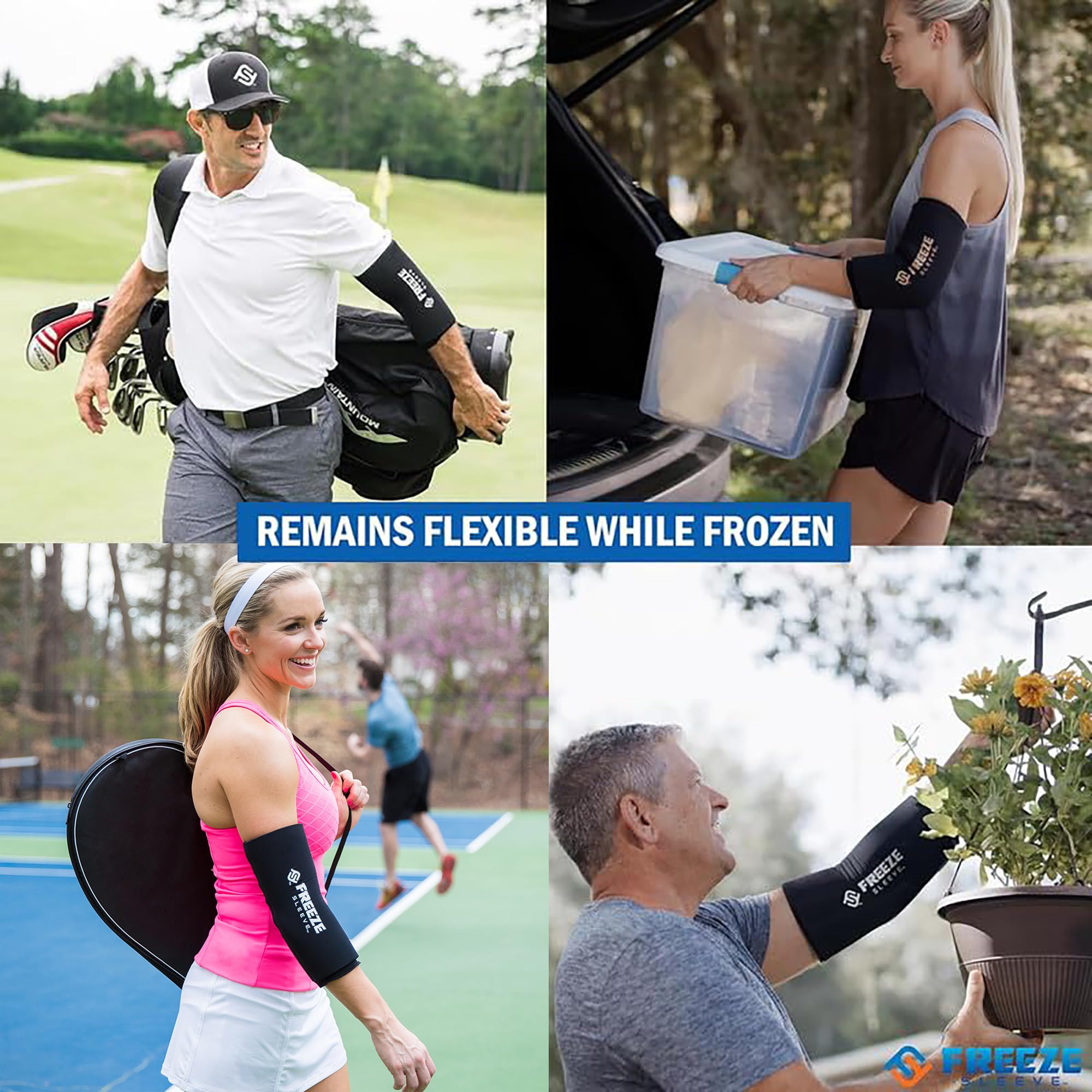 FreezeSleeve Ice & Heat Therapy Sleeve - Pain Relief -5 FreezeSleeve Ice & Heat Therapy Sleeve - Pain Relief -5