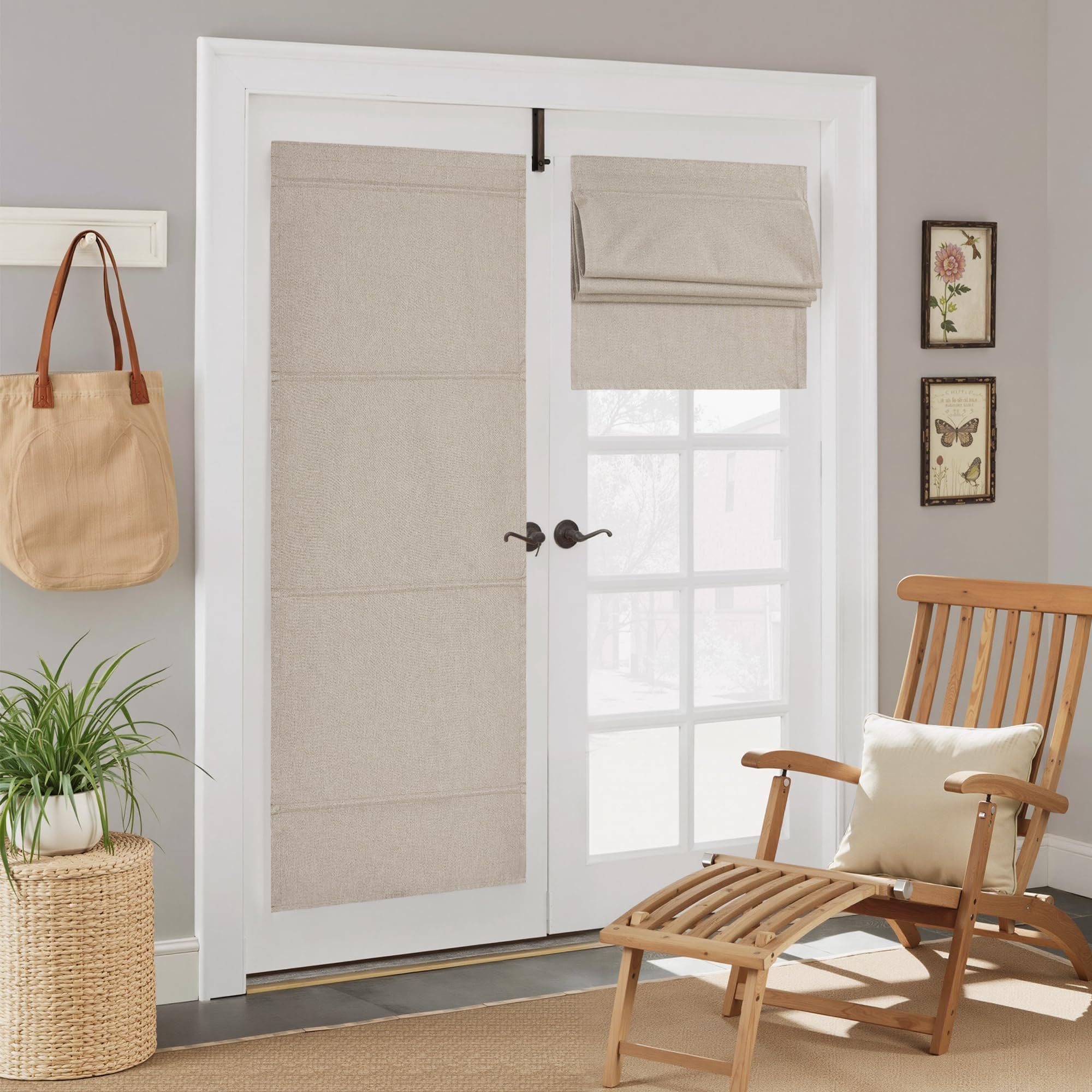 トナリ Amazon.com: NICETOWN 100% Blackout French Door Curtain with
