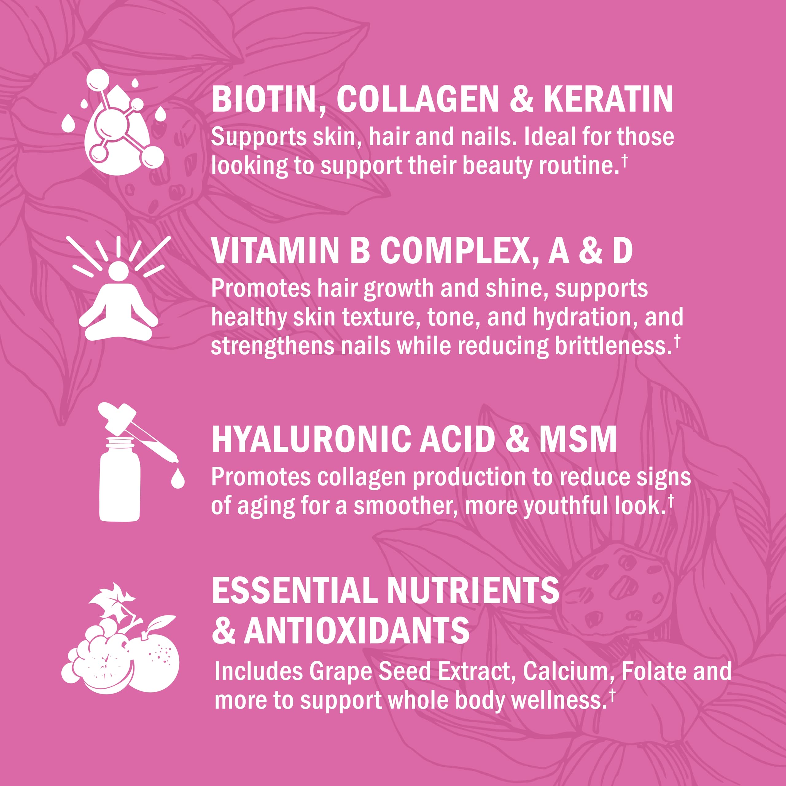 BioSchwartz Biotin Collagen Keratin Supplement - Hair Vitamins for Women — Amazon image 5