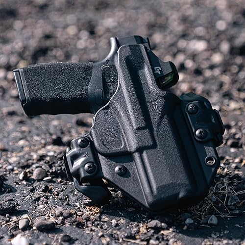 Miniatura 8 de Funda modular Glock 19 IWB/OWB, fabricada en Estados Unidos, se adapta a Glock 19 44 45 (Gen 3-5) 23 32 (Gen 3-4), Shadow Systems MR920 – Funda