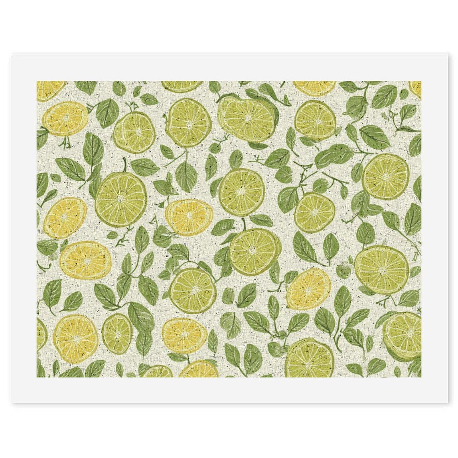 Malen nach Zahlen mit Zitrus- und Grapefruit-Motiv, für Erwachsene, Anfänger, bunt, DIY, einfaches Malen für Zuhause, Wanddekoration