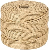 Vista 15 de Muelles de cuerda de manila tratada de 1.25 pulgadas x 50 pies para embarcaciones de árboles y granja