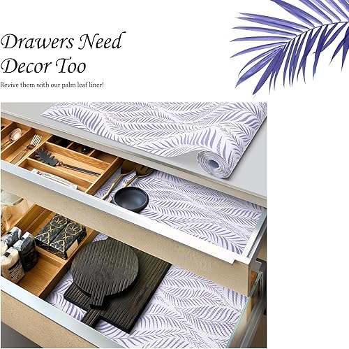 Miniatura 5 de Jersow Revestimiento antideslizante para estantes, no adhesivo, de 12 x 240 pulgadas, para armarios de cocina, refrigerador, estantería de alambre,