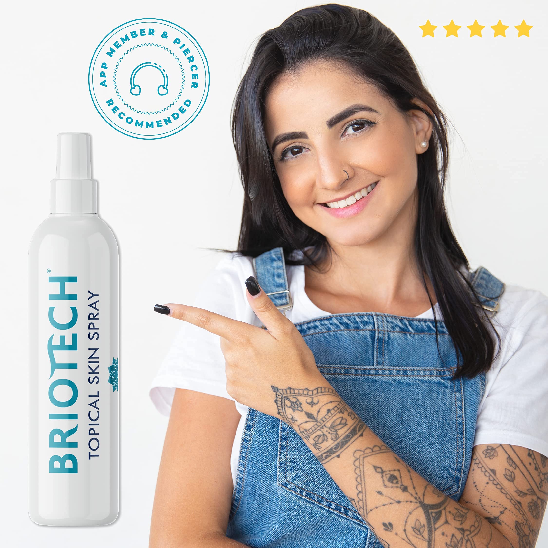Buy BRIOTECH Topical Skin Spray, Pure HOCl, Hypochlorous Acid Facial