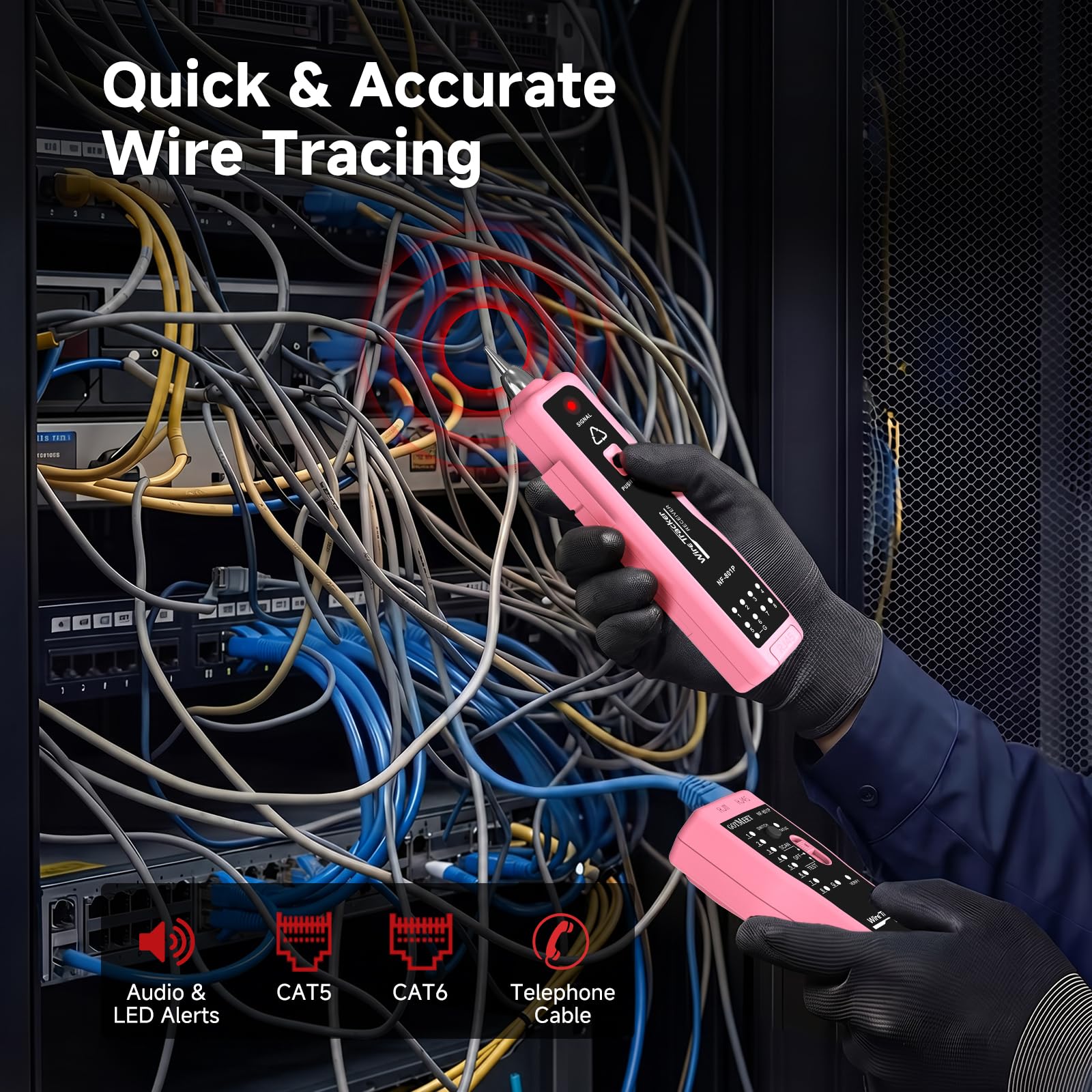 Network Cable Tester - RJ11 RJ45 Tester -2 Network Cable Tester - RJ11 RJ45 Tester -2