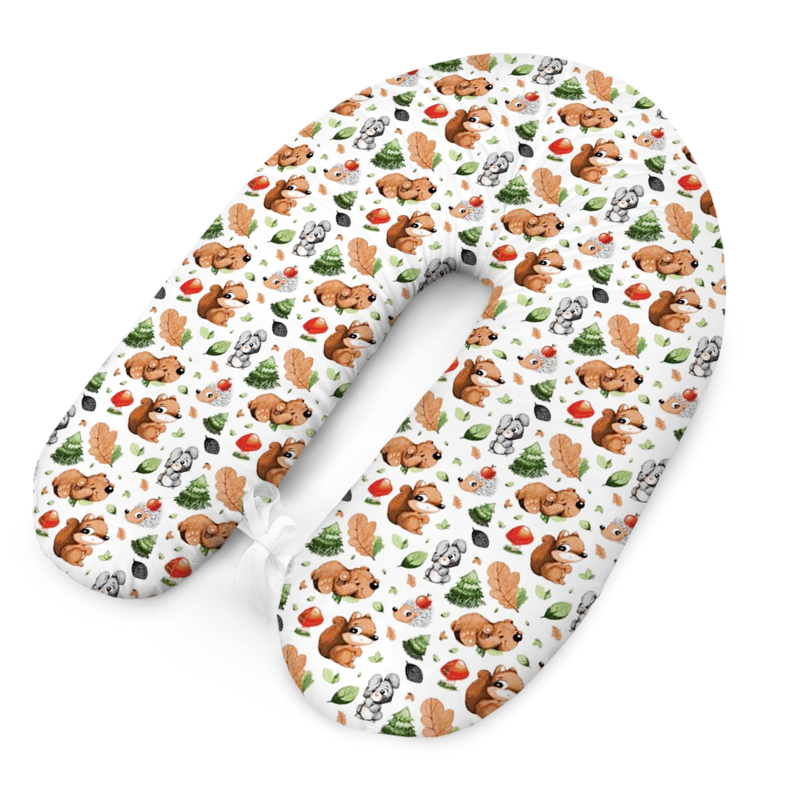 Amilian Stillkissen XXL Schwangerschaftskissen zum Schlafen mit Bezug für Stillkissen Seitenschläferkissen Schwangerschaft Kissen Stillkissen klein