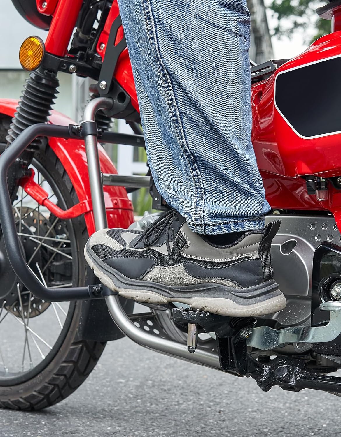 KEMIMOTO Foot Pegs Compatible with CT125 Trail 125 Hunter Cub 2021 2022 2023 2024 2025 Dirt Bike Pedals