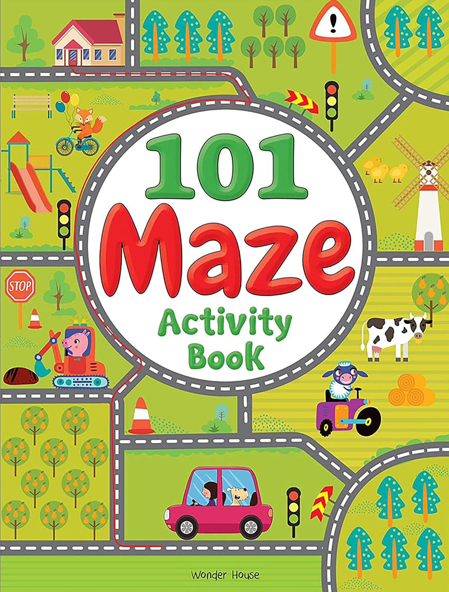 101 Maze Activity Book: Fun & Challenging Mazes for Kids Boost Critical Thinking, Problem-Solving & Motor Skills | Ages 4–8 | Over 100 Engaging Maze Challenges | 3 Hours of Screen-Free Fun | Perfect for Travel, Gifts & Learning Play