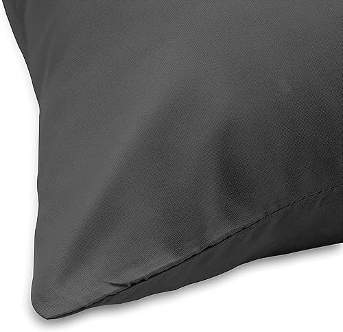 Miniatura 4 de Funda de almohada juvenil de 16 x 22 pulgadas, tamaño de 2 piezas, funda de almohada de viaje para niños, cierre de cremallera, 500 hilos, 100%