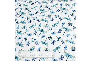 Waterproof PUL Fabric by The Yard - Dragon-Butterflies