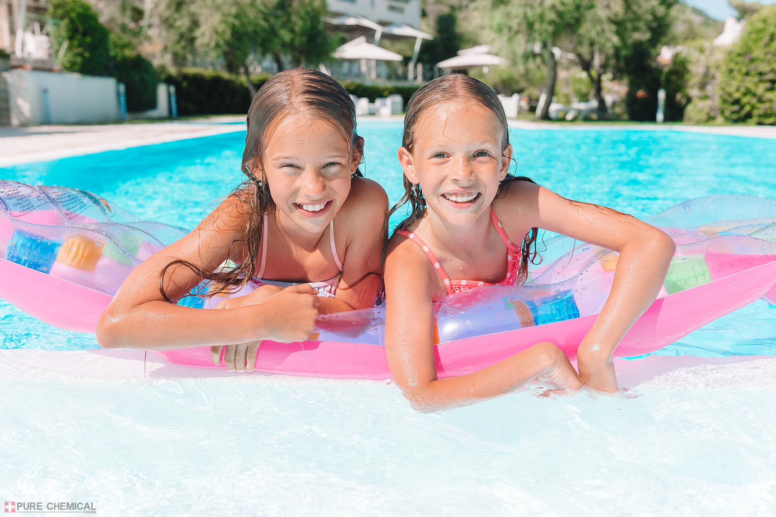 CHOSA - Chlorstabilisator 1kg für Pool – Reduziert Chlorverbrauch - Poolpflege - Chlorverbrauch - Geruch reduzieren (1kg)