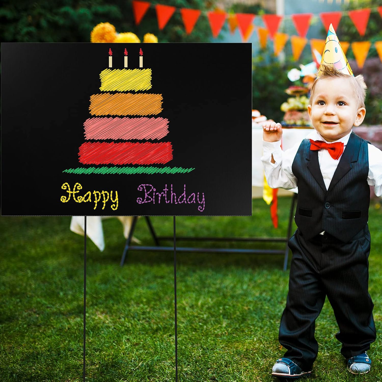 Buy 16 Pieces Blank Corrugated Plastic Yard Signs 24 x 36 Inches