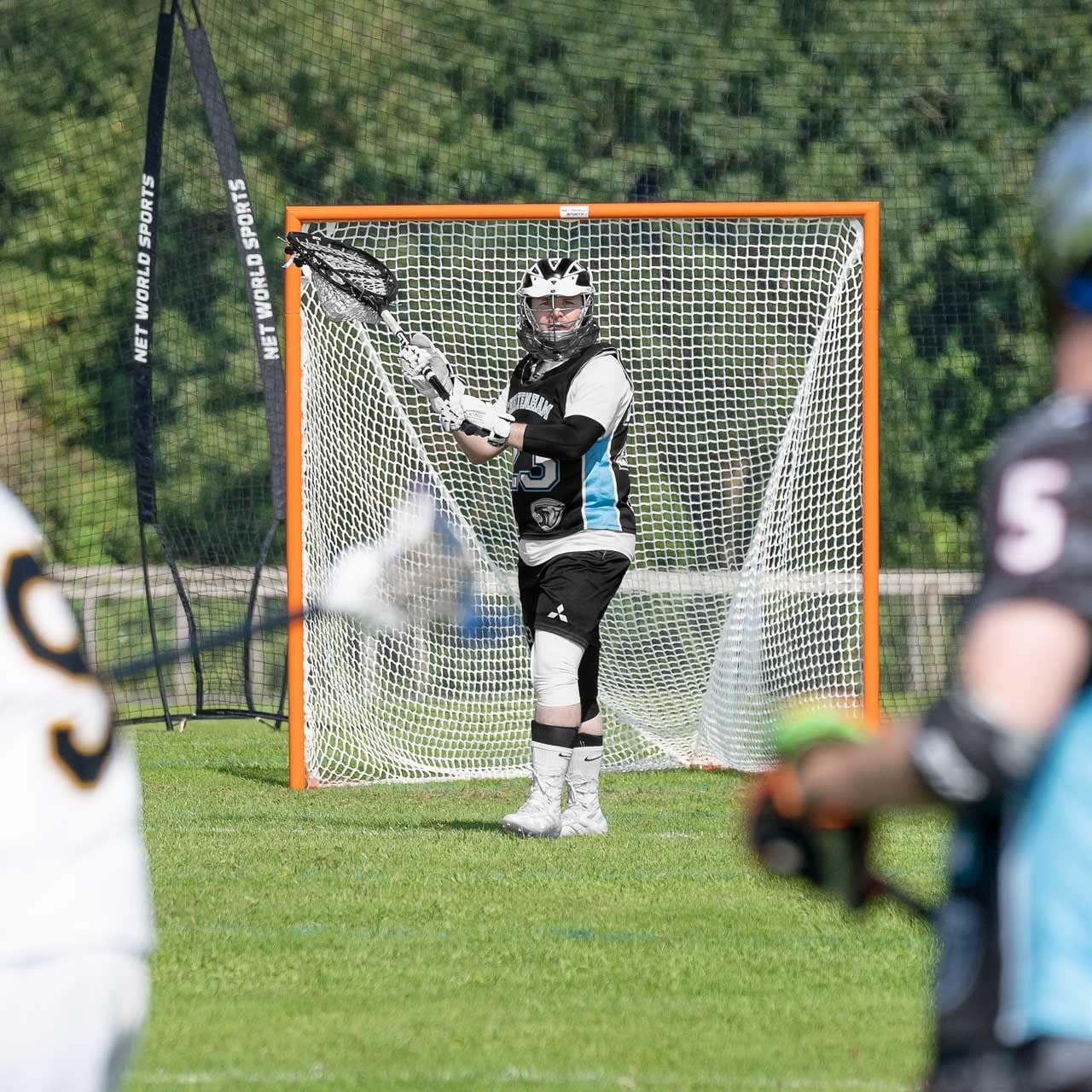 FORZA Professional FIL Lacrosse Goal - 6 x 6 Lacrosse Goals [Single or Pair] | 6ft x 6ft Goals for Lacrosse | Professional Lacrosse Goals for Gameday | Steel Lacrosse Goal (Pair of Goals) : Sports & Outdoors