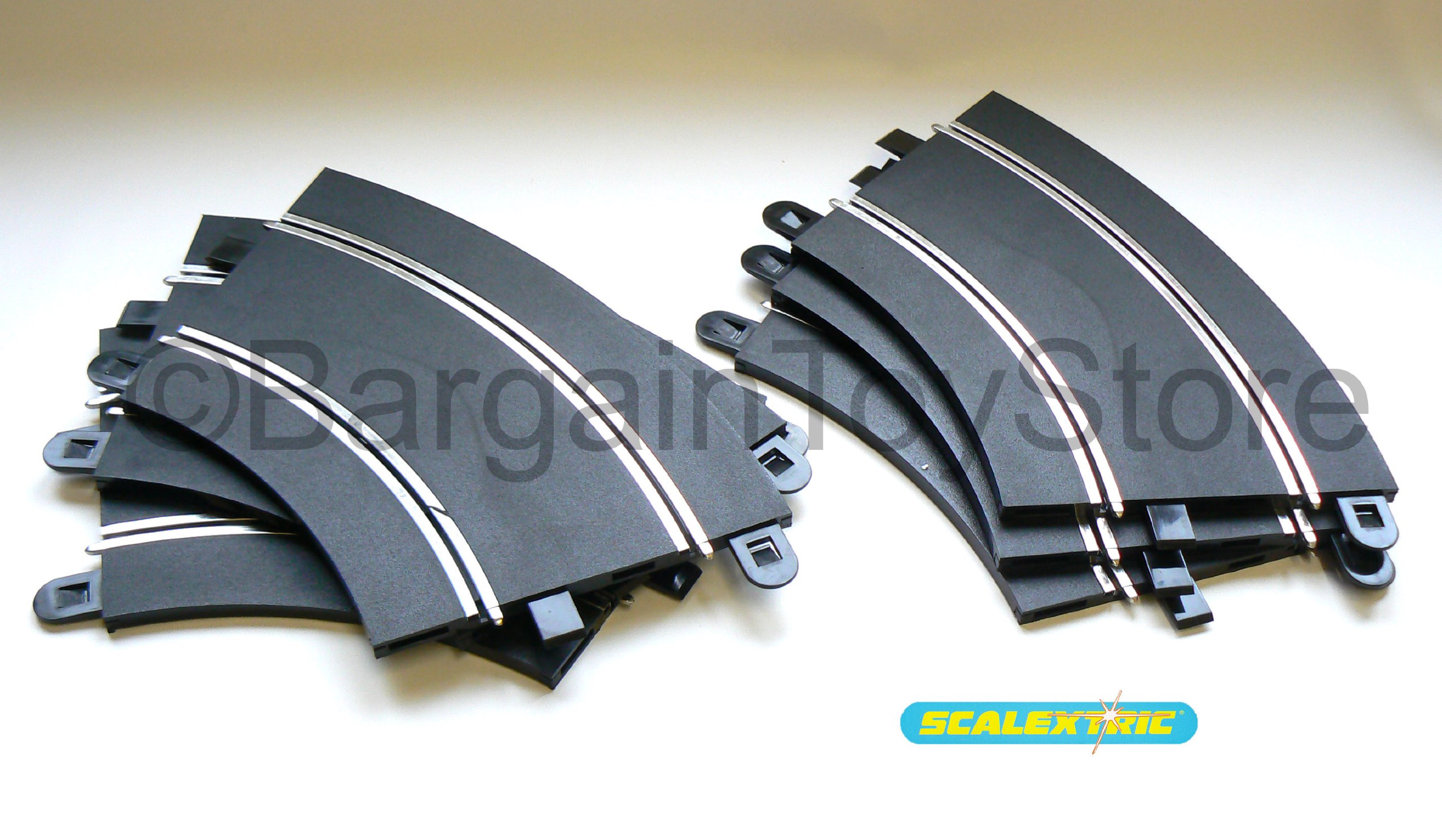 Scalextric HO 6x Standard Rad2 Curve Track