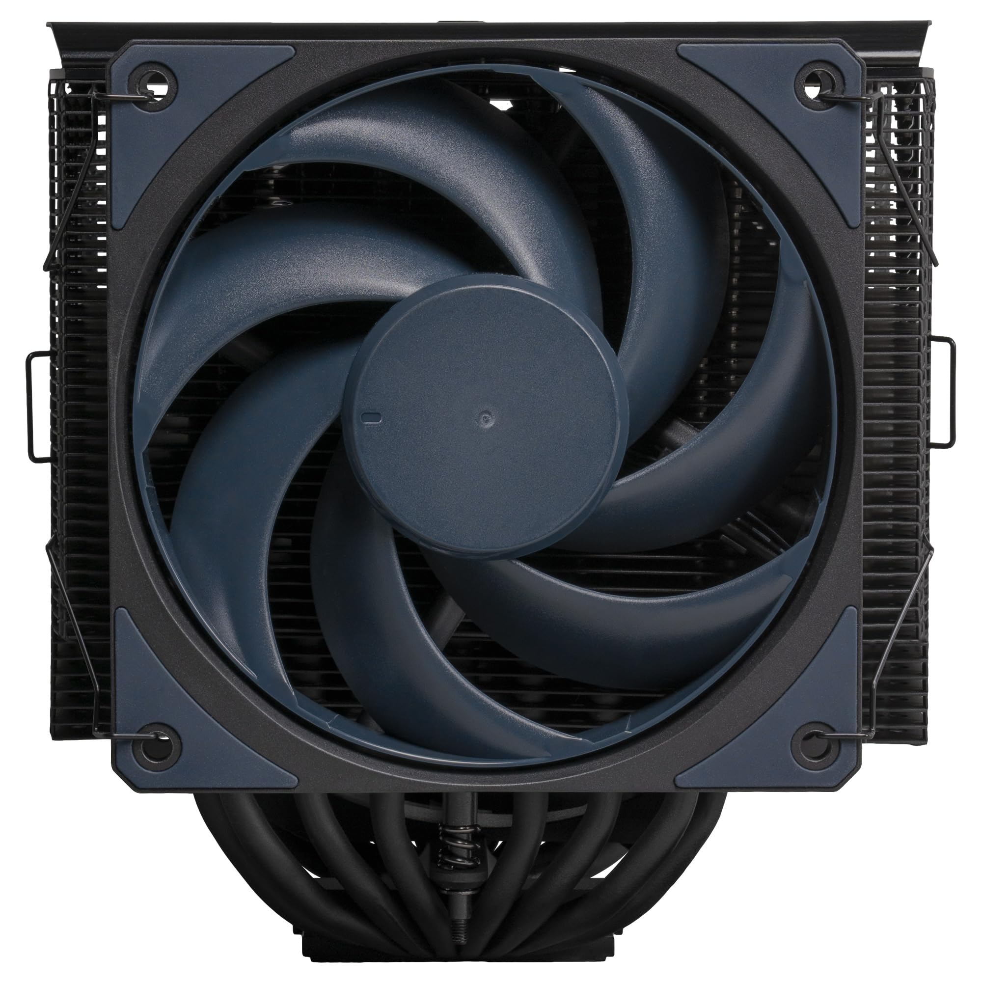Cooler Master MasterAir MA824 Stealth Disipador de CPU – Heatsink Dual, Ventiladores Push Pull Mobius 135 y 120, 8 Heat Pipes Compuesto Superconductor, Espacio para RAM, Compatible Sockets Intel y AMD