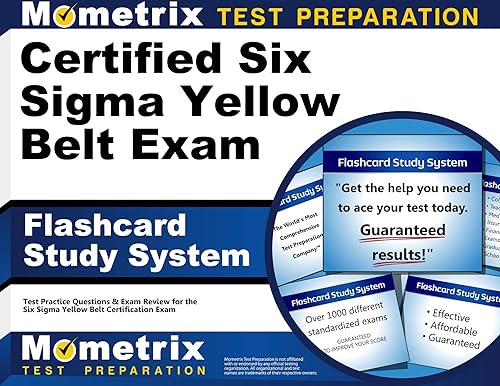 Certified Six Sigma Yellow Belt Exam Flashcard Study System: CSSGB Test Practice Questions &amp; Review for the Six Sigma Yellow Belt Certification Exam (Cards)