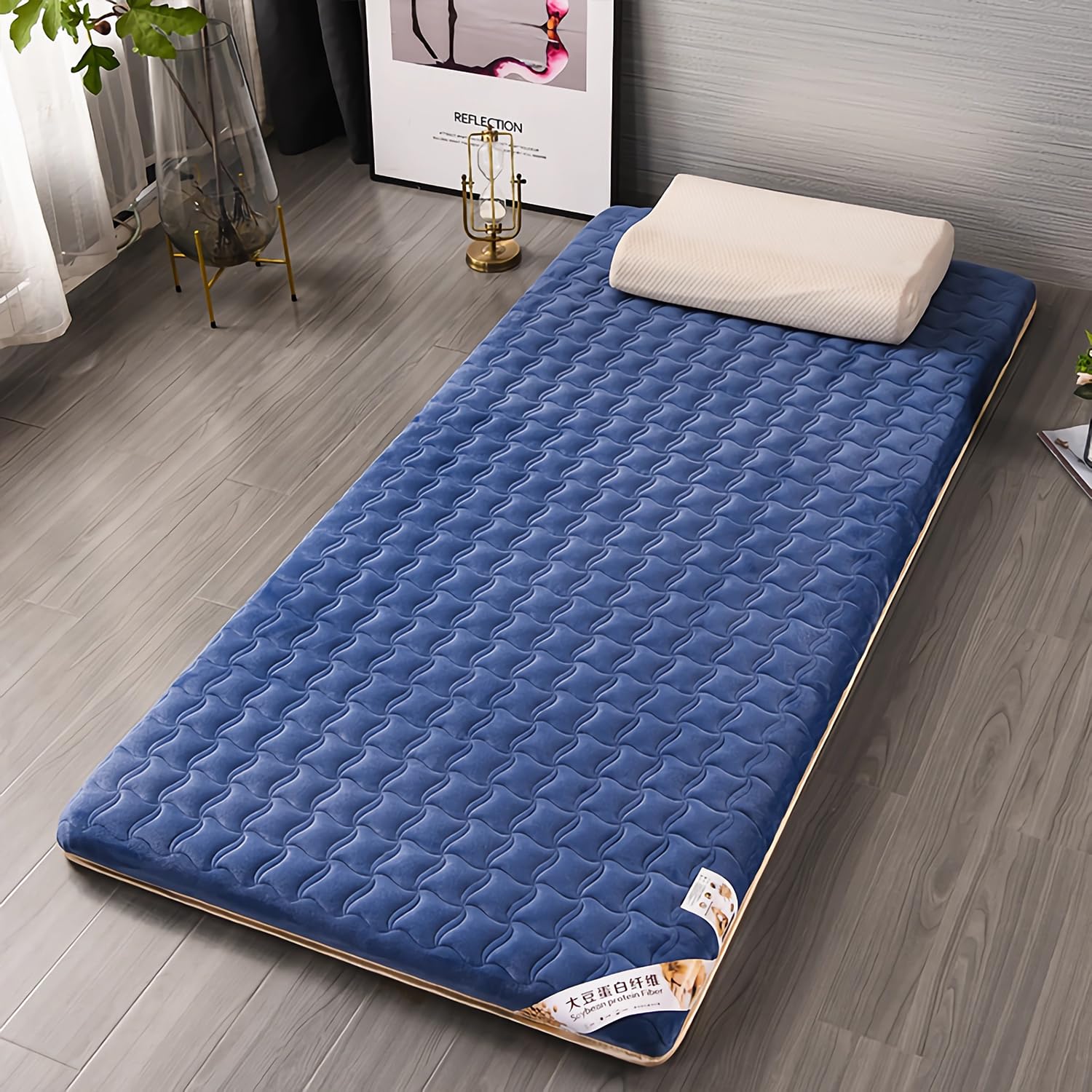 Matelas De Futon Japonais De 3 Cm / 5 Cm Matelas De Sol Enroulable Pliable pour Adultes Matelas De Dortoir Tapis De Lit D'Invité Double Simple Tapis,Blanc,90x200cm 3cm Matelas De Futon Japonais De 3 Cm / 5 Cm Matelas De Sol Enroulable Pliable pour Adultes Matelas De Dortoir Tapis De Lit D'Invité Double Simple Tapis,Blanc,90x200cm 3cm
