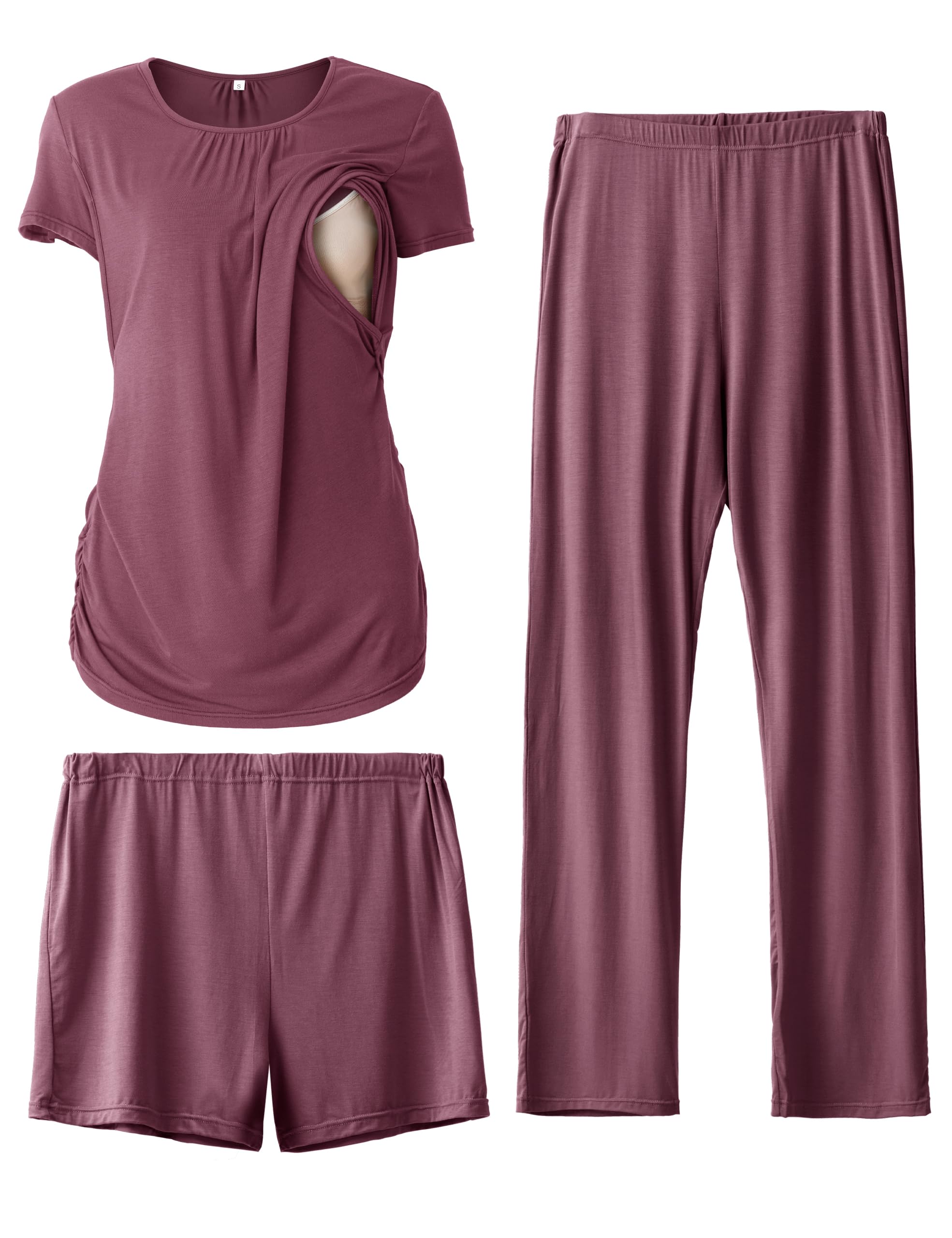 SUNNYBUY Nursing Pajama Set