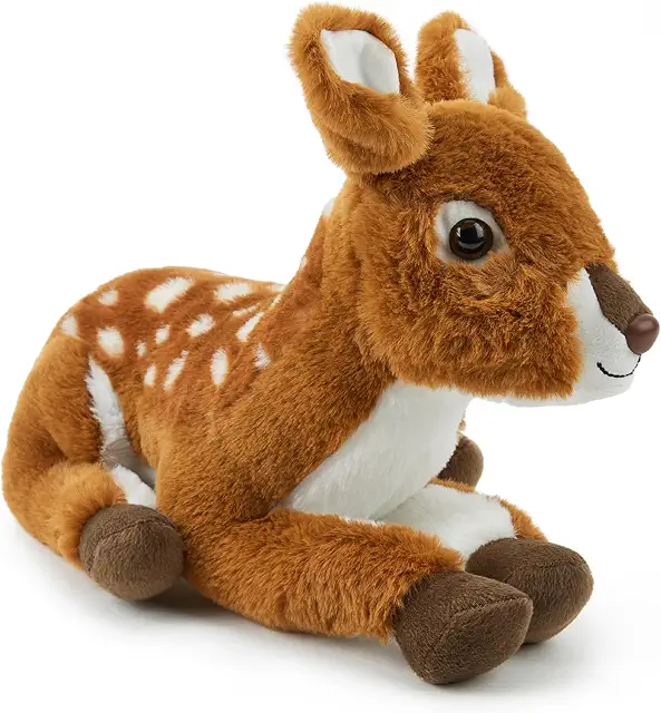 Zappi Co Deer Fawn Plush Toy - 32cm Eco-Friendly Stuffed Animal for Kids
