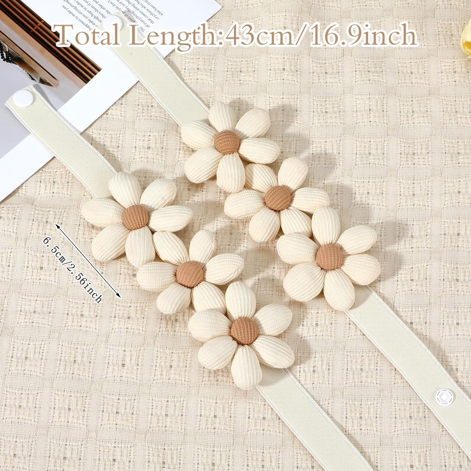 Lot De 2 Embrasses De Rideaux En Coton Style Bohème, éléments