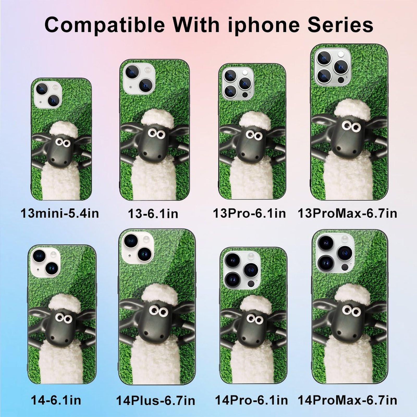 Amazon.co.jp: 【iPhone 13 Pro ケース】 ひつじのショーン 羊柄 