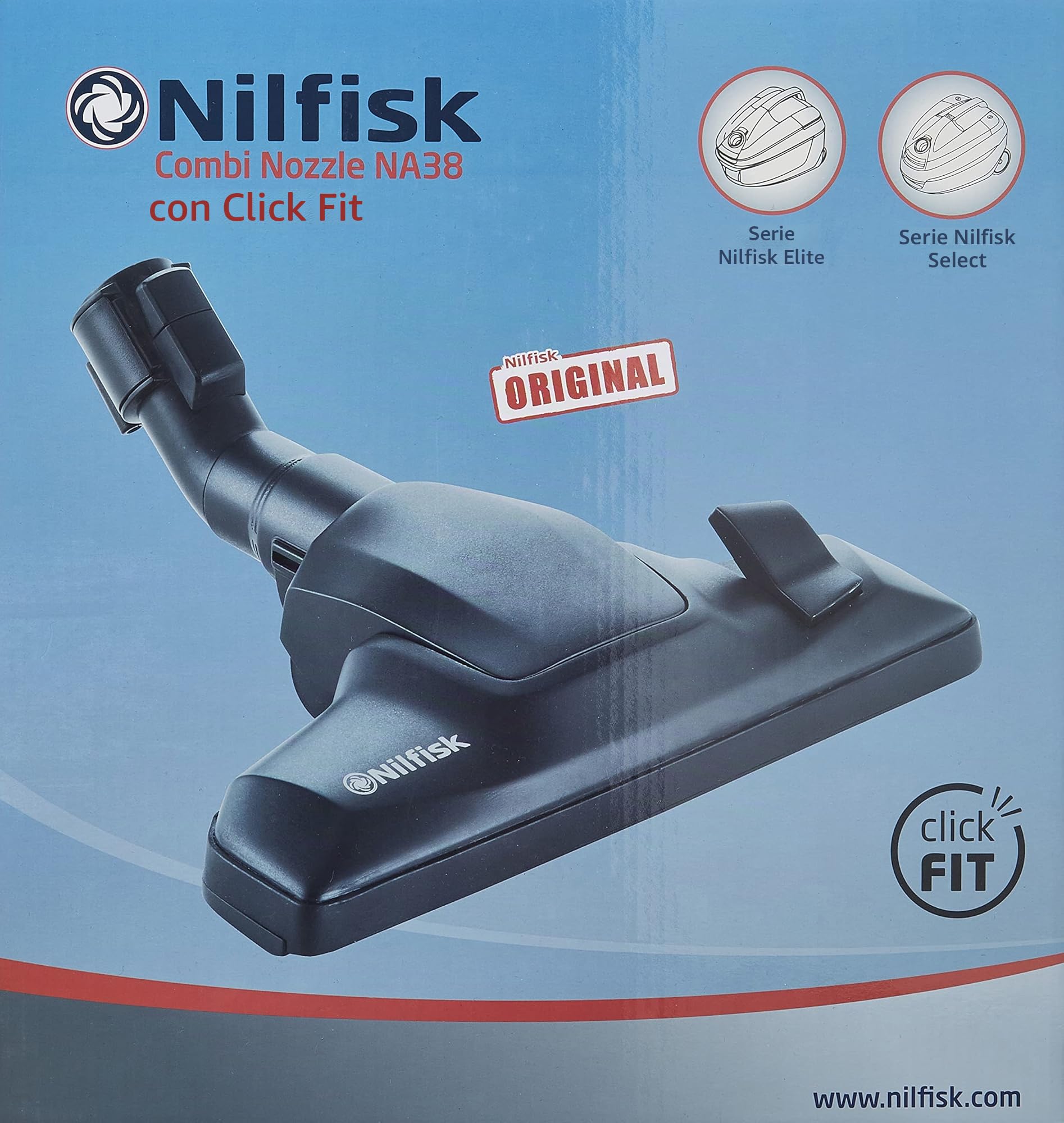Nilfisk 107409850 Boquilla combinada para aspiradora